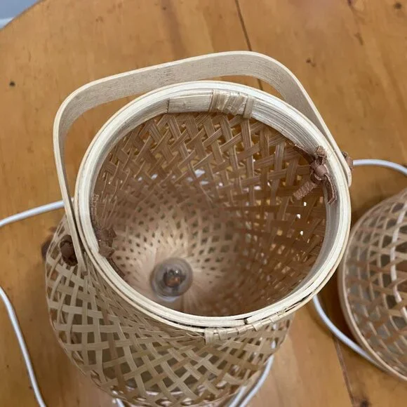 SET OF 2 Ikea Misterhult table lamps with LED lightbulb - Picture 7 of 12